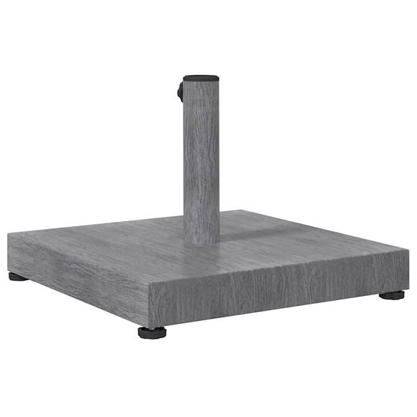Grote foto vidaxl buiten parasols donkerhout 45 x 45 x 31.5 cm staal beton tuin en terras overige tuin en terras