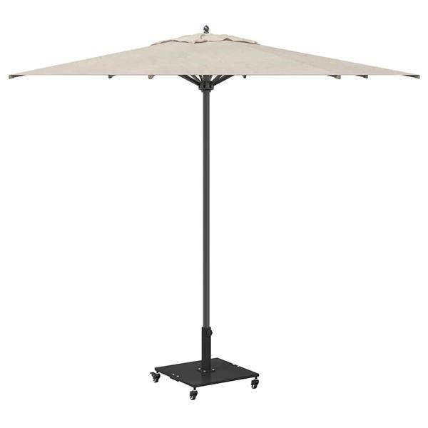 Grote foto vidaxl buiten parasols zwart 45 x 45 x 31.5 cm staal tuin en terras overige tuin en terras