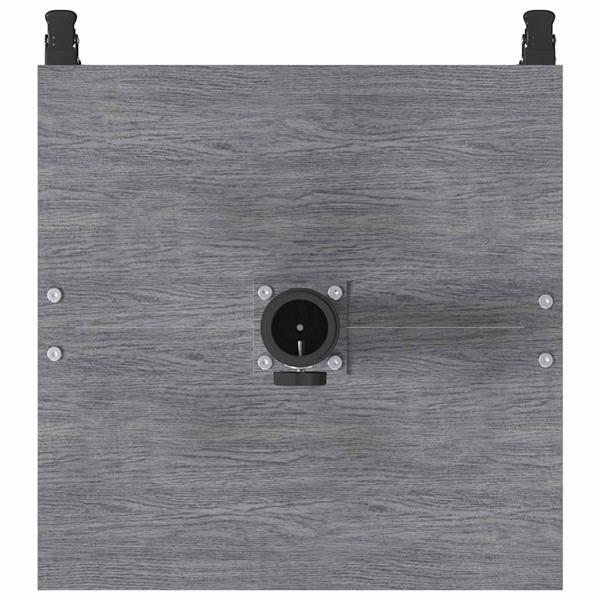 Grote foto vidaxl buiten parasols donkerhout 45 x 45 x 31.5 cm staal tuin en terras overige tuin en terras