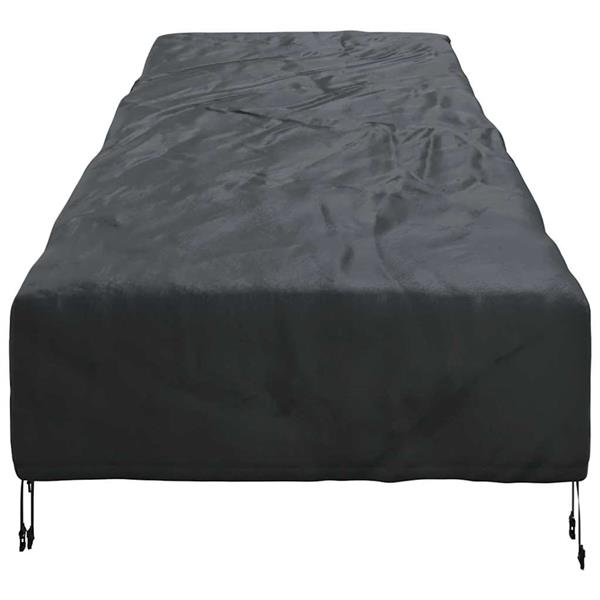 Grote foto vidaxl buitenmeubelhoes zwart 195 x 76 x 82 cm 210d oxford stof tuin en terras tuinmeubelen