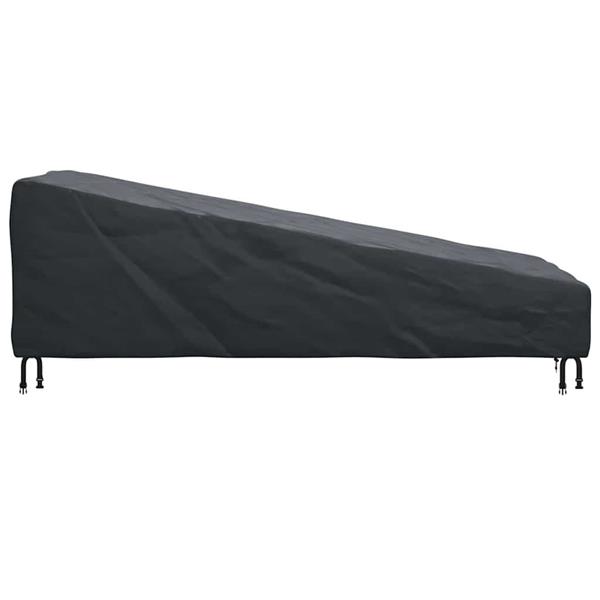 Grote foto vidaxl buitenmeubelhoes zwart 195 x 76 x 82 cm 210d oxford stof tuin en terras tuinmeubelen