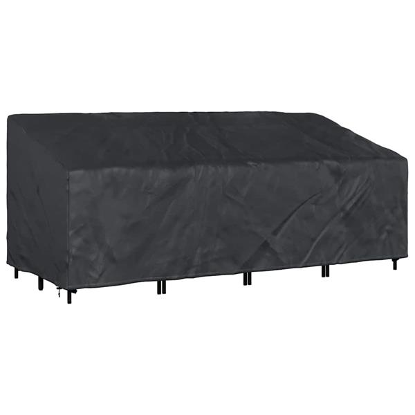Grote foto vidaxl buitenmeubelhoes zwart 220 x 100 x 89 cm 210d oxford stof tuin en terras tuinmeubelen