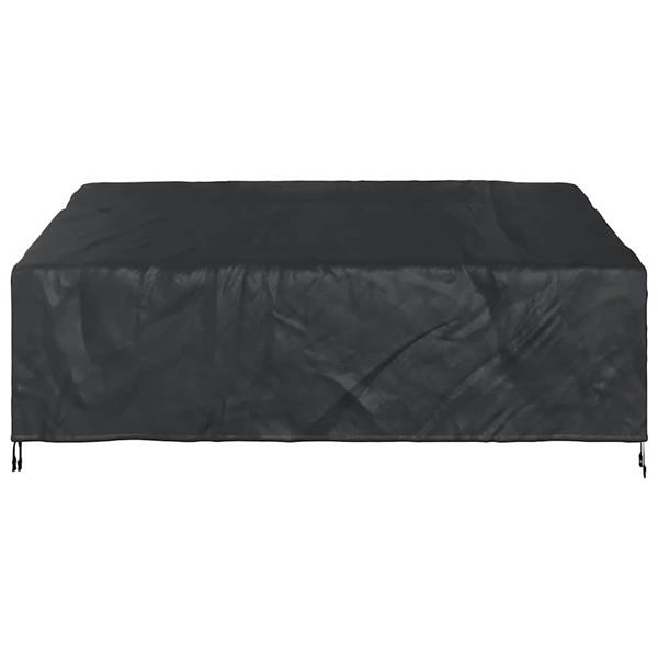 Grote foto vidaxl buitenmeubelhoes zwart 220 x 100 x 89 cm 210d oxford stof tuin en terras tuinmeubelen