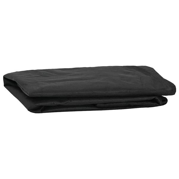 Grote foto vidaxl buitenmeubelhoes zwart 125 x 32 x 50 cm 600d oxford stof tuin en terras tuinmeubelen