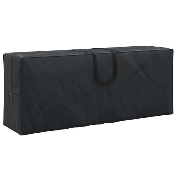 Grote foto vidaxl buitenmeubelhoes zwart 125 x 32 x 50 cm 420d oxford stof tuin en terras tuinmeubelen