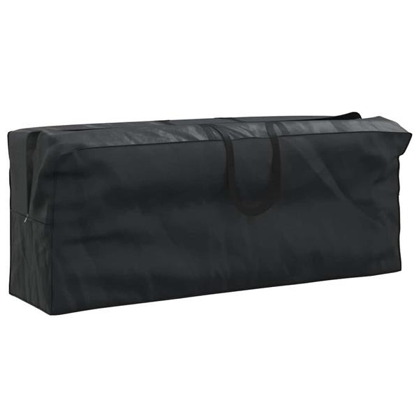 Grote foto vidaxl buitenmeubelhoes zwart 125 x 32 x 50 cm 420d oxford stof tuin en terras tuinmeubelen