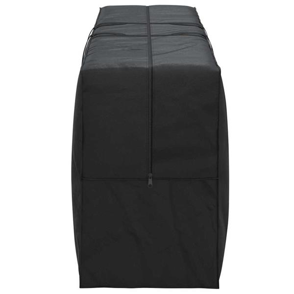 Grote foto vidaxl buitenmeubelhoes zwart 125 x 32 x 50 cm 420d oxford stof tuin en terras tuinmeubelen
