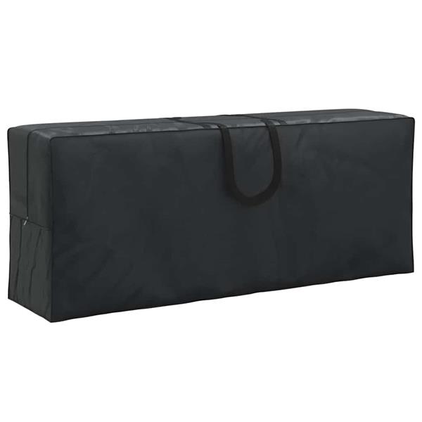 Grote foto vidaxl buitenmeubelhoes zwart 125 x 32 x 50 cm 420d oxford stof tuin en terras tuinmeubelen