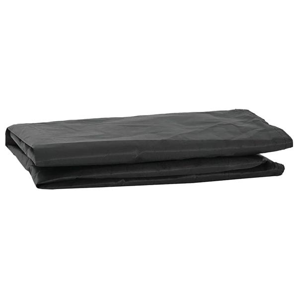 Grote foto vidaxl buitenmeubelhoes zwart 125 x 32 x 50 cm 420d oxford stof tuin en terras tuinmeubelen