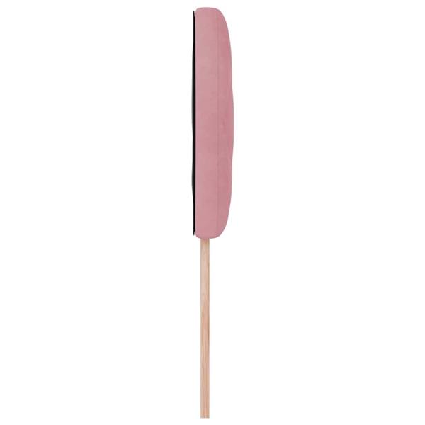 Grote foto vidaxl hoofdbord wandgemonteerd geometrisch roze 90 cm fluweel antiek en kunst stoelen en banken