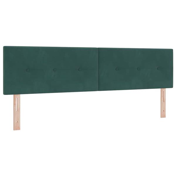 Grote foto vidaxl hoofdbord wandgemonteerd donkergroen 180 cm fluweel antiek en kunst stoelen en banken