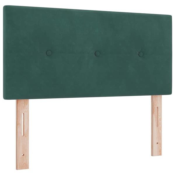 Grote foto vidaxl hoofdbord wandgemonteerd donkergroen 100 cm fluweel antiek en kunst stoelen en banken