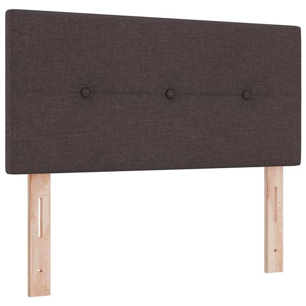 Grote foto vidaxl hoofdbord met hoofdeinde donkerbruin 100 cm stof antiek en kunst stoelen en banken