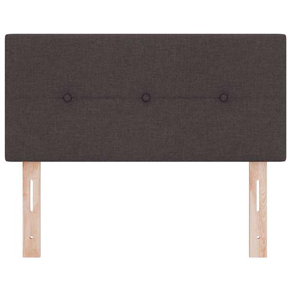 Grote foto vidaxl hoofdbord met hoofdeinde donkerbruin 100 cm stof antiek en kunst stoelen en banken