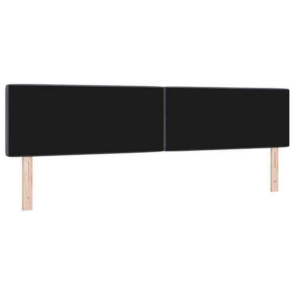 Grote foto vidaxl fluwelen hoofdbord argyle handmatig donkergrijs 200 cm fluweel antiek en kunst stoelen en banken