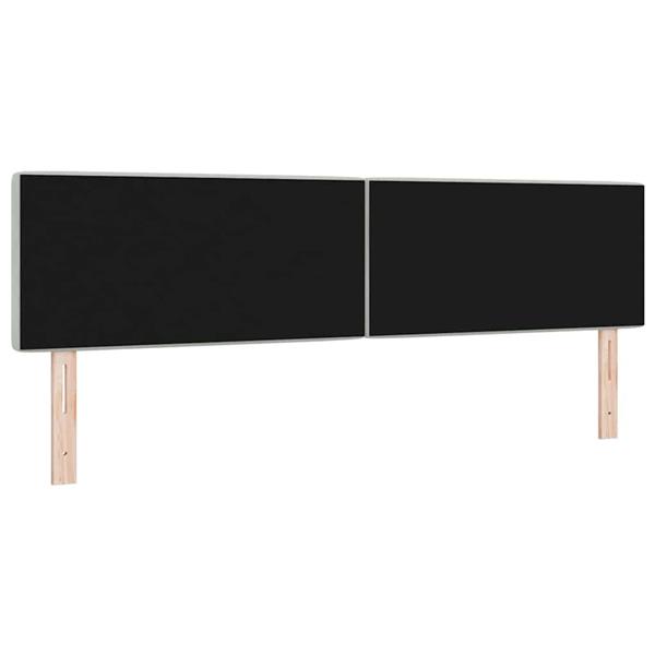 Grote foto vidaxl fluwelen hoofdbord argyle handmatig lichtgrijs 180 cm fluweel antiek en kunst stoelen en banken