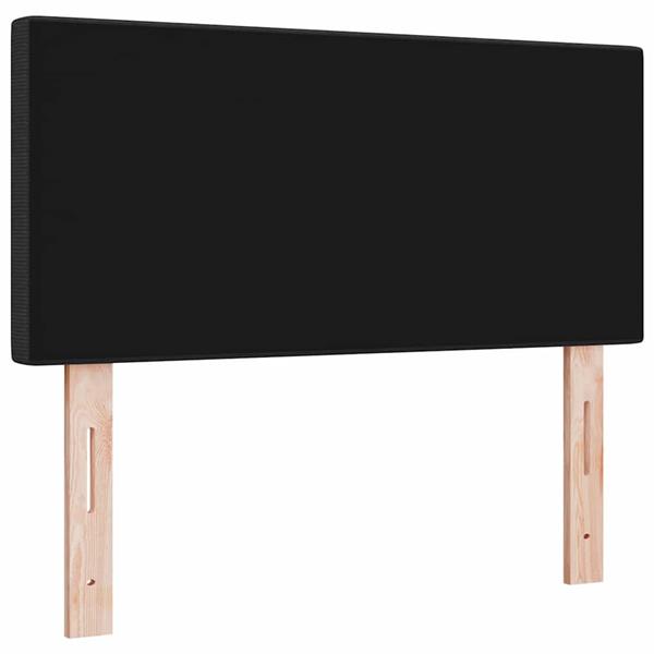 Grote foto vidaxl hoofdbord met hoofdeinde donkergrijs 80 cm ribstof antiek en kunst stoelen en banken