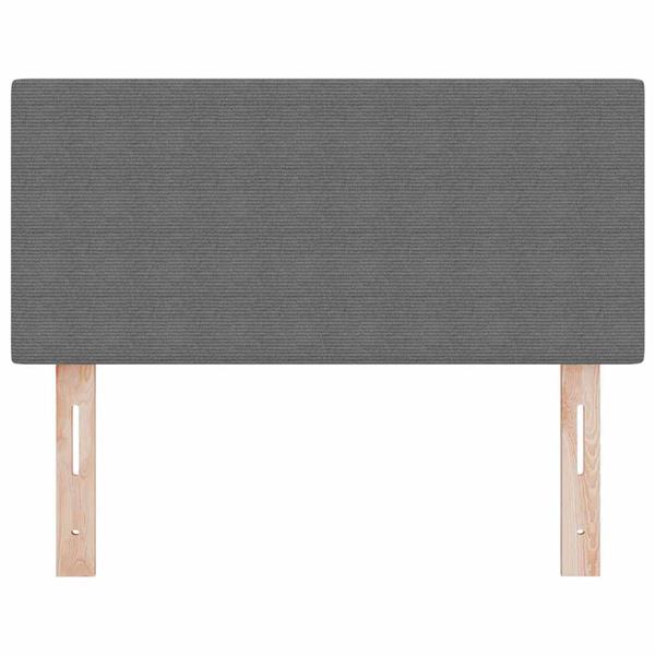 Grote foto vidaxl hoofdbord met hoofdeinde lichtgrijs 80 cm ribstof antiek en kunst stoelen en banken