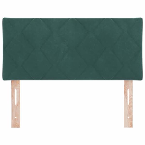 Grote foto vidaxl hoofdbord wandgemonteerd geometrisch donkergroen 90 cm fluweel antiek en kunst stoelen en banken