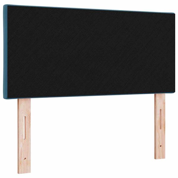 Grote foto vidaxl hoofdbord wandgemonteerd geometrisch donkerblauw 90 cm fluweel antiek en kunst stoelen en banken