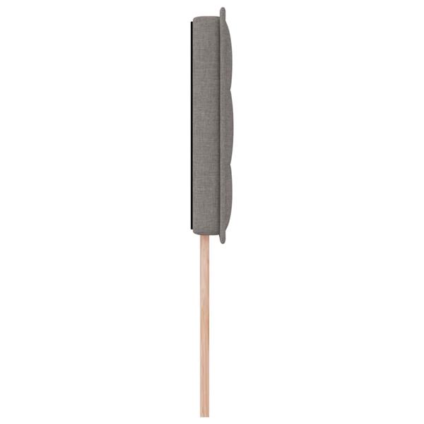 Grote foto vidaxl hoofdbord hoogte verstelbaar met hoofdeinde taupe 80 cm stof antiek en kunst stoelen en banken