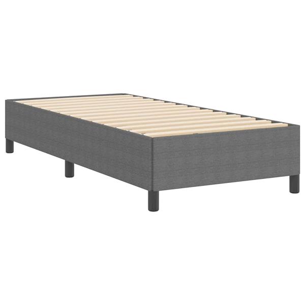 Grote foto vidaxl bedframe lichtgrijs 80 x 200 cm katoenen stof antiek en kunst stoelen en banken