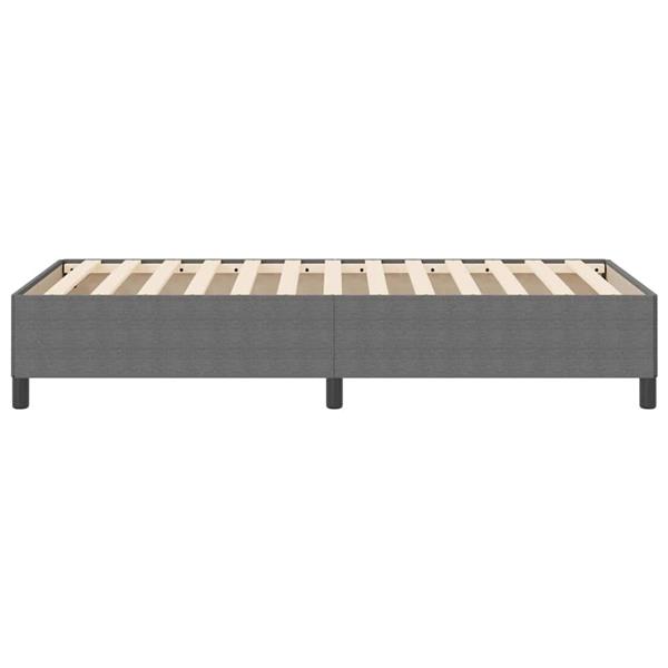 Grote foto vidaxl bedframe lichtgrijs 80 x 200 cm katoenen stof antiek en kunst stoelen en banken