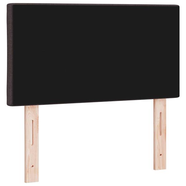 Grote foto vidaxl stoffen hoofdbord geometric handmatig donkerbruin 80 cm stof antiek en kunst stoelen en banken