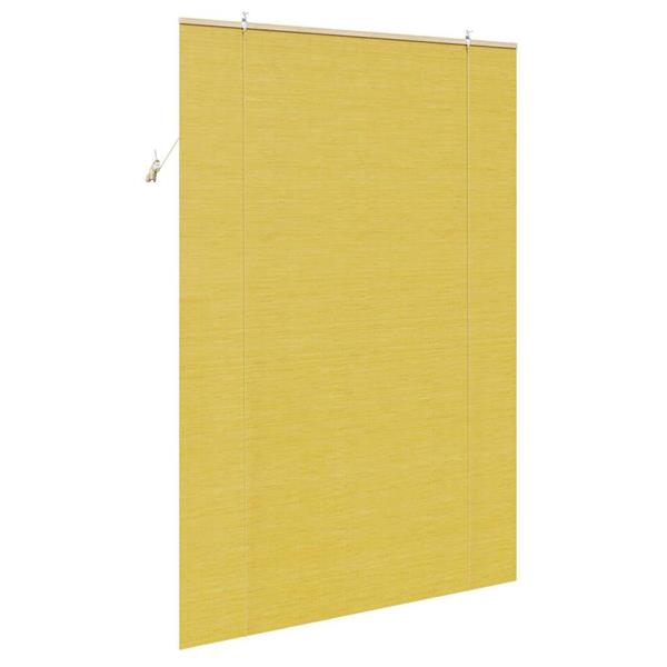 Grote foto vidaxl raamrolgordijnen shutters anders geel bamboe huis en inrichting gordijnen en lamellen
