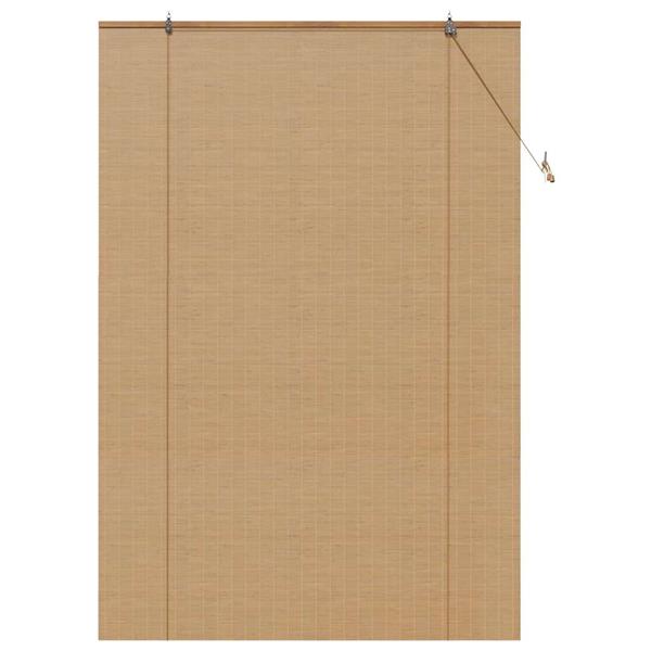 Grote foto vidaxl raamrolgordijnen shutters anders licht bruin bamboe huis en inrichting gordijnen en lamellen