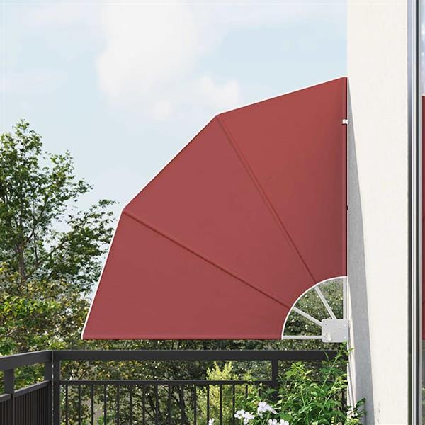Grote foto vidaxl balkon privacy scherm terracotta 115 x 115 cm stof tuin en terras overige tuin en terras