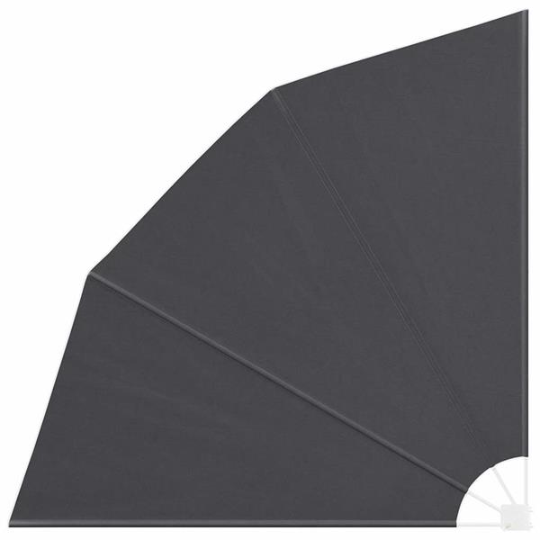 Grote foto vidaxl balkon privacy scherm zwart 210 x 210 cm stof tuin en terras overige tuin en terras