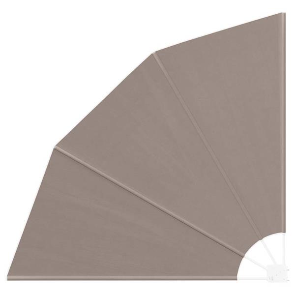Grote foto vidaxl balkon privacy scherm taupe 140 x 140 cm stof tuin en terras overige tuin en terras