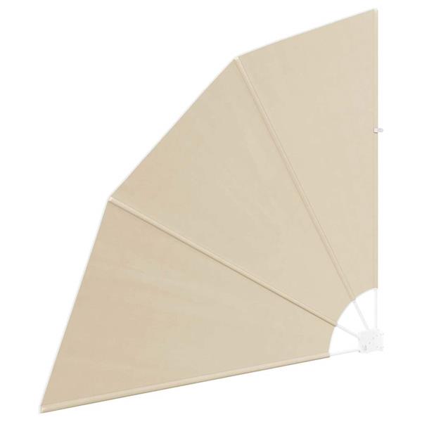 Grote foto vidaxl balkon privacy scherm beige 140 x 140 cm stof tuin en terras overige tuin en terras
