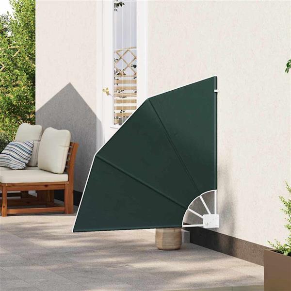 Grote foto vidaxl balkon privacy scherm donkergroen 115 x 115 cm stof tuin en terras overige tuin en terras