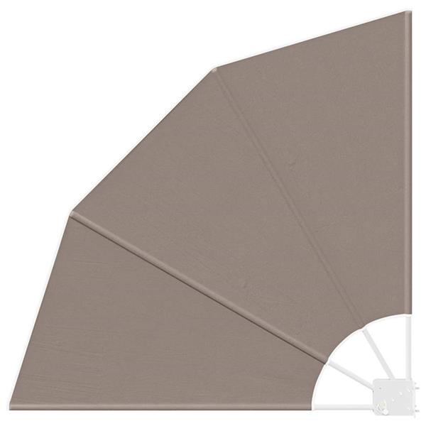 Grote foto vidaxl balkon privacy scherm taupe 115 x 115 cm stof tuin en terras overige tuin en terras