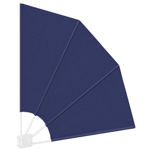 Grote foto vidaxl balkon privacy scherm marineblauw 115 x 115 cm stof tuin en terras overige tuin en terras