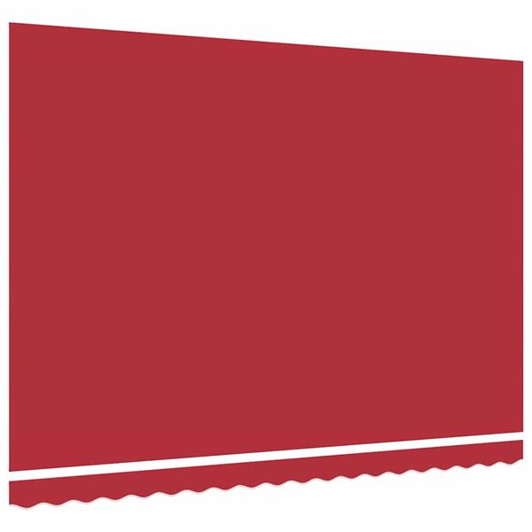 Grote foto vidaxl vervangingsdoek voor zonnescherm rood 450 350 cm canvas tuin en terras overige tuin en terras