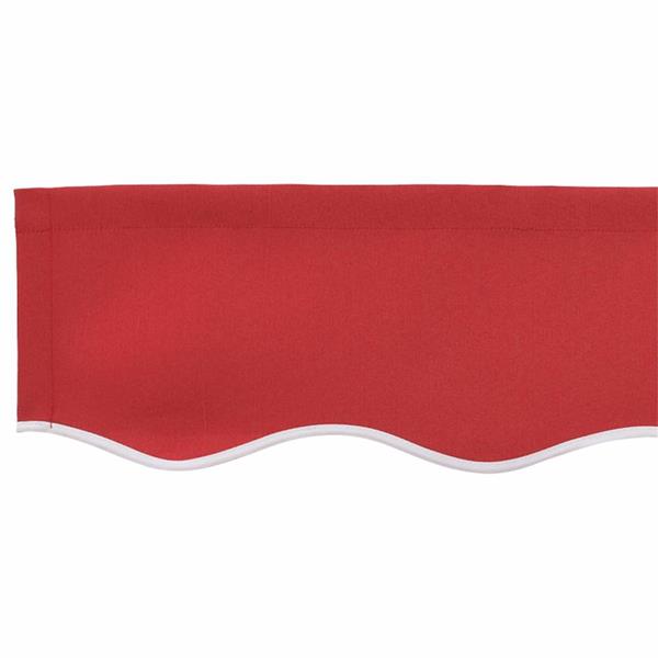 Grote foto vidaxl vervangingsdoek voor zonnescherm rood 400 350 cm canvas tuin en terras overige tuin en terras