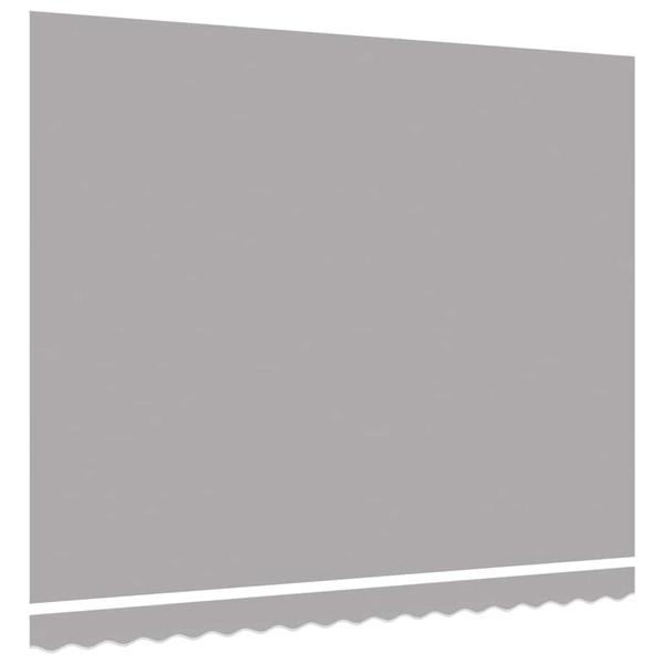 Grote foto vidaxl vervangingsdoek voor zonnescherm lichtgrijs 400 350 cm canvas tuin en terras overige tuin en terras