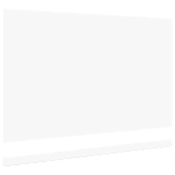 Grote foto vidaxl vervangingsdoek voor zonnescherm wit 500 350 cm canvas tuin en terras overige tuin en terras