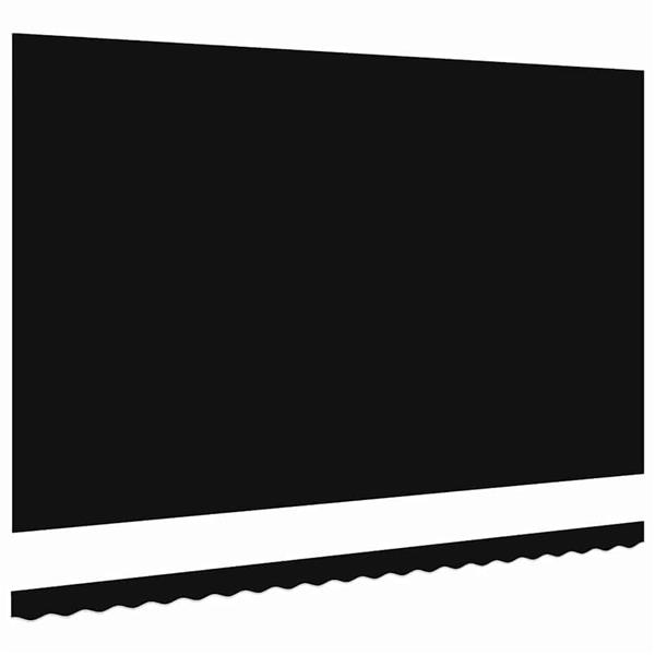 Grote foto vidaxl vervangingsdoek voor zonnescherm zwart 500 300 cm canvas tuin en terras overige tuin en terras