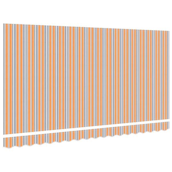 Grote foto vidaxl vervangingsdoek voor zonnescherm multikleur 400 x 200 cm canvas tuin en terras overige tuin en terras