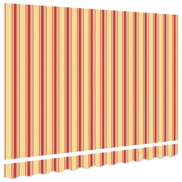Grote foto vidaxl vervangingsdoek voor zonnescherm multikleur 350 x 200 cm canvas tuin en terras overige tuin en terras
