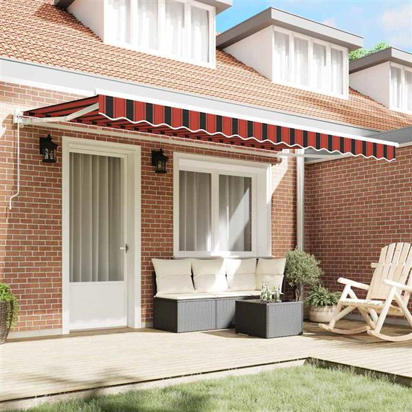 Grote foto vidaxl vervangingsdoek voor zonnescherm multikleur 400 x 200 cm canvas tuin en terras overige tuin en terras