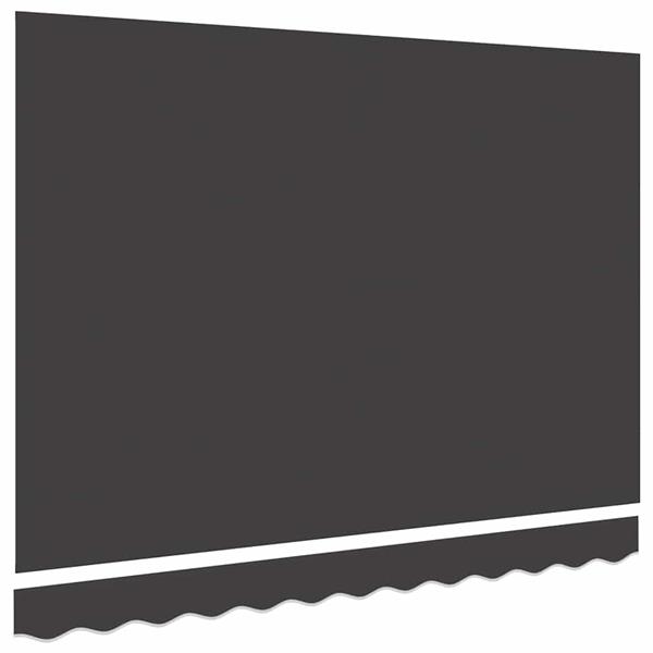 Grote foto vidaxl vervangingsdoek voor zonnescherm antraciet 350 x 200 cm canvas tuin en terras overige tuin en terras
