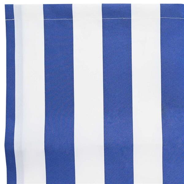 Grote foto vidaxl vervangingsdoek voor zonnescherm blauw en wit 350 x 200 cm tuin en terras overige tuin en terras