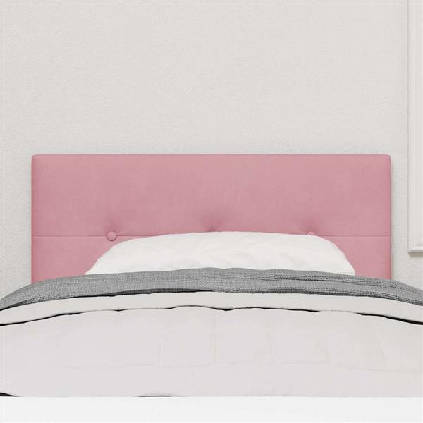 Grote foto vidaxl hoofdbord wandgemonteerd met hoofdeinde roze 80 cm fluweel antiek en kunst stoelen en banken