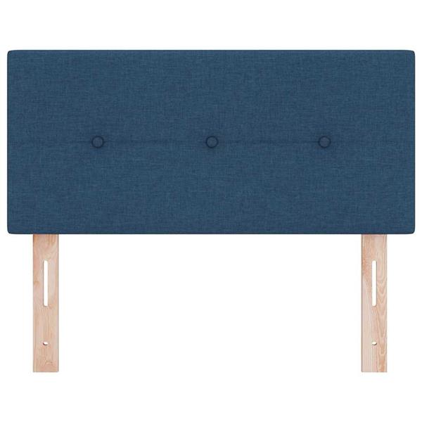 Grote foto vidaxl hoofdbord met hoofdeinde blauw 80 cm stof antiek en kunst stoelen en banken