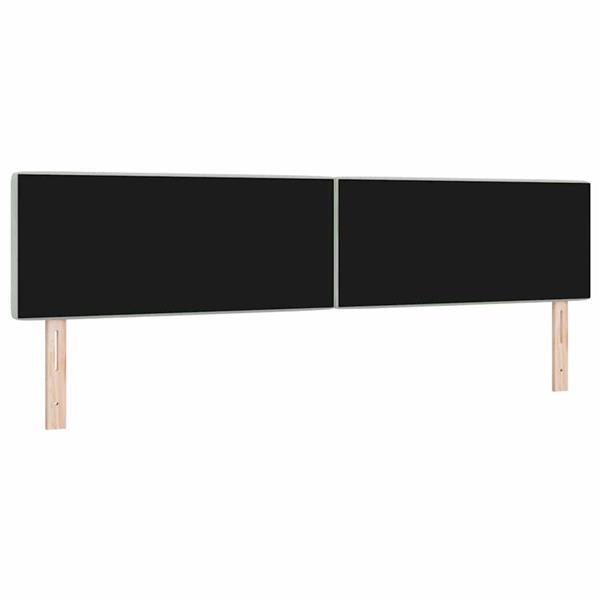 Grote foto vidaxl fluwelen hoofdbord argyle handmatig lichtgrijs 200 cm fluweel antiek en kunst stoelen en banken